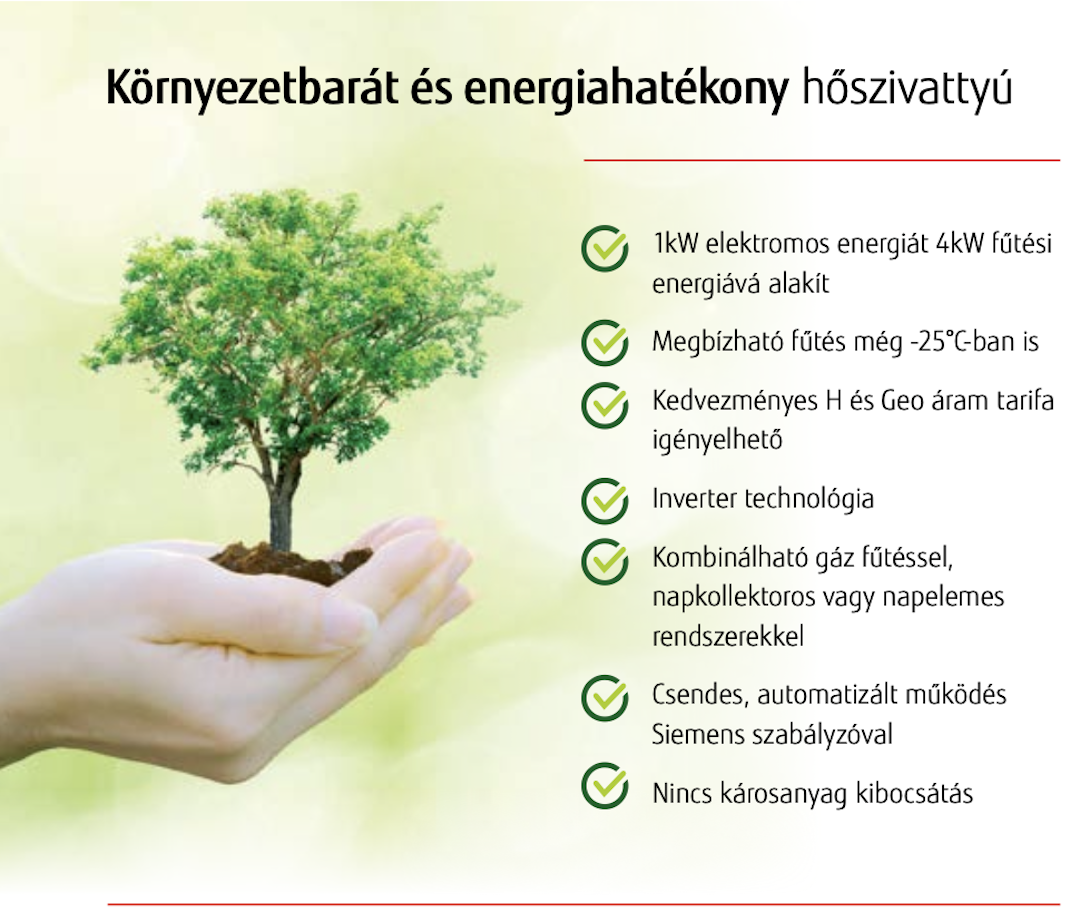 Hőszivattyú megoldások