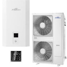   16kW FISHER FHF-WHS-161CE3-3F Levegő-víz hőszivattyú (hidraulikus egység+kültéri egység) , R32, 400V, WIFI